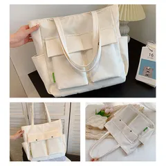 トートバッグ 大きめ a4 レディース キャンバス 2way ファスナー付き 布 帆布 無地 大容量 横 通学 旅行トートバック 保育 自立 マチ広 軽量 マザーズバッグ おしゃれ シンプル かわいい 旅行バッグbinghuang01 