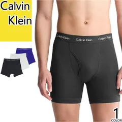 カルバンクライン Calvin Klein ボクサーパンツ 3枚セット 3枚組 メンズ アンダーウェア 下着 ロング 前開き ローライズ コットン おしゃれ 大きいサイズ ブランド プレゼント 黒 ブラック