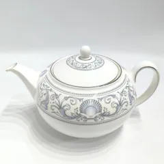 ウェッジウッド ドルフィンホワイト ティーポット 黒壺ヴィンテージ / WEDGWOOD  Dolphins White R4652