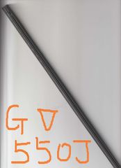 シフト 協栄製作所 SHIFT グラファイトワイパーラバー graphite wiper rubber GV550J 8mm幅 550mm用 1本 GV-550J