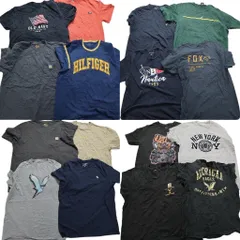 古着卸 まとめ売り ブランドMIX 半袖Tシャツ 16枚セット (メンズ XL /2XL ) オールドネイビー ノーティカ 中古 古着 MZ1351