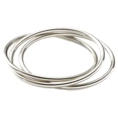 【シルバー × 15号】[Cream dot. クリームドット公式] リング 指輪 レディースステンレス製 金属アレルギー つけっぱなし サージカルステンレス トリプル 3連 3重 スキンジュエリー 大人 ミックスゴールド 3MIX 