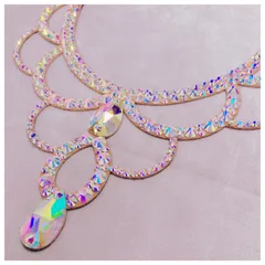 ネックレス　◆ドロップラウンド型◆