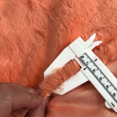 ✅即決可　キャロット　160㎝×50㎝　ファー生地　ソフトボア　フェイクファー