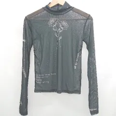 ◇ ⊂ jouetie ジュエティ 通気性良好 長袖 長袖シアーシャツ サイズ表記なし ブラック系 レディース E  【1507250000495】