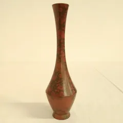 【 雨龍図銅花瓶 】 江戸期花入 蔵出品 　　K1205I 雨龍図銅花瓶 】 江戸期花入 蔵出品 K1205I 雨龍図銅花瓶】 江戸