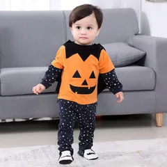 ハロウィン コスプレ 子供 仮装 かぼちゃ 80 90