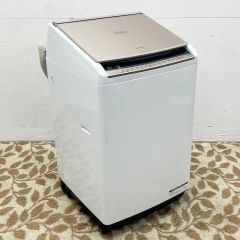 【関東一円送料無料】日立 縦型洗濯乾燥機 ビートウォッシュ BW-DV90C/洗濯9.0kg/乾燥5.0kg/ヒーター乾燥/2019年製/C5717