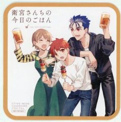 [중고] 머그컵·탕만 후지무라&랜서&시로 특제 코스터 [코믹스 위궁 산치의 오늘의 밥 6] 멜론 북스 구입 특전