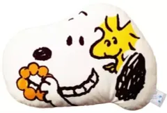 【中古】クッション・抱き枕・本体(キャラクター) [単品] スヌーピー(ポンデリング) フェイスクッション 「ミスタードーナツ×PEANUTS(SNOOPY) ミスド福袋2014 2100円福袋」