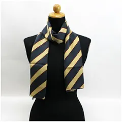 ジョルジオアルマーニ ストール ショール グレー×ベージュ ボーダー 中古