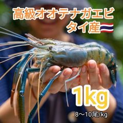 冷凍オ二テナガエビ 8‐10尾/kg アジアンロブスター 高級川海老 タイ食材