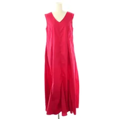 ジルバイジルスチュアート JILL by JILLSTUART カラーマキシワンピース ノースリーブ M レッドピンク /DO ■OS