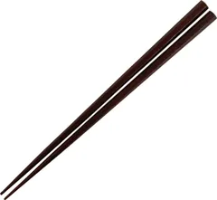 イシダ 塗り箸 23cm 漆六角無地