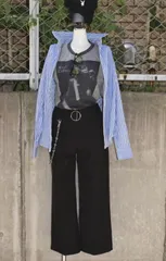 【WEB限定】”Ralph Lauren” Stripe Shirts(sax)