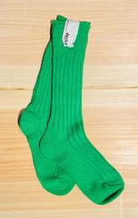 【新品・未使用】decka-Quality socks- グリーン21.5-24.5㎝