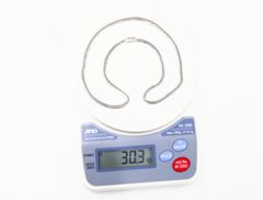 PT850 キヘイ 喜平 ネックレス 6面ダブル30.3g 6メンダブル 白金 プラチナ 850 【中古】 ジュエリー