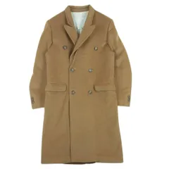 MAISON MARTIN MARGIELA メゾンマルタンマルジェラ H&M エイチアンドエム ルーマニア製 ダブルブレスト ピークドラペル チェスター コート ブラウン系 48 38R【中古】のサムネイル