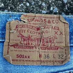 90s Levi's vintage 501XX made in USA 36×32