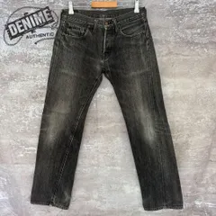 美品✨️ DENIME ORIZZONTI ブラック 黒　赤耳　サイズ34 DENIME オリゾンティ期 ブラック デニム 赤耳 Y.H刻印