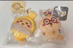 うさぎ フッサフッサなパジャママスコット 光る！！輪っかをつけたうさぎマスコット