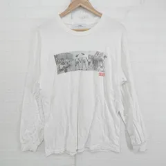 ◇ JOURNAL STANDARD relume フロントプリント 長袖 Tシャツ カットソー オフホワイト系 メンズ E  【1306210014806】