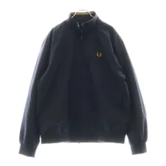 FRED PERRY (フレッドペリー) BRENTHAM ブレンサム フロントロゴ刺繍 ジップアップジャケット J2660 ネイビー