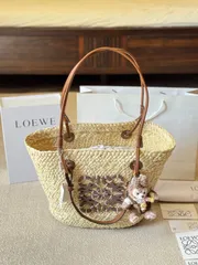 【今日特価】LOEWE サマー グラスバッグ バスケット（LOEWE Summer Grass Bag Basket）-MM輸入