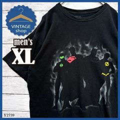 [JUSTICE LEAGUE]헌 옷 T셔츠 반소매 남성 히어로 집합 XL블랙