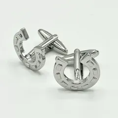 CF022 カフス カフリンクス カフスボタン ホースシュー 馬蹄 メンズ 男性