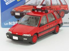 ホンダ シビック プロ 消防広報車 LV-N339a【トミーテック社1/64ミニカー】【トミカの時】