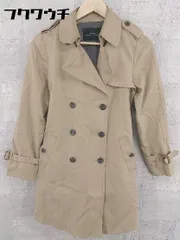 ◇ UNITED ARROWS　green label relaxing ウエストベルト付き 長袖 トレンチ コート 36 ベージュ レディース 【中古】 【1002798922860】