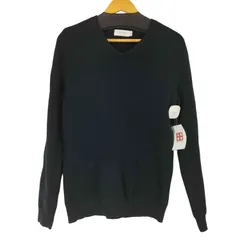 カルバンクラインプラチナ CALVIN KLEIN PLATINUM サイドラインVネックコットンニット メンズ import：M 