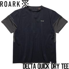 速乾 清涼 半袖Tシャツ THE ROARK REVIVAL ロアークリバイバル DELTA QUICK DRY TEE - w/Polartec RTJPD1020-DGY 日本代理店正規品