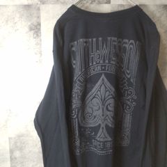 ビンテージロンT☆　USA古着　ブラック　S　C26