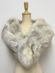 SAGA FOX フォックスファーショール 成人式 振袖 白系 毛皮 C2510269