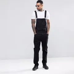 オーバーオール メンズ サロペット デニム 大きいサイズ 作業着 デニムサロペット おしゃれ ゆったり ワークパンツ ダメージ ジーンズdmuyu02