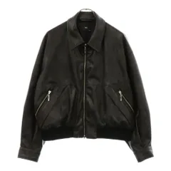 HARE (ハレ) レザージャケット フェイクレザージップジャケット ブルゾン ブラック HA030478ADのサムネイル