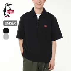 【新品】CHUMS チャムス キーストーンS/Sハーフジップポロシャツ