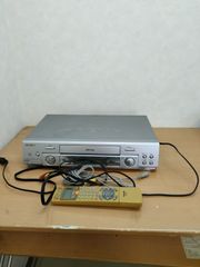 TOSHIBA ARENA A-B11 VHSビデオデッキ 通電起動ビデオ再生迄確認済 リモコン操作可 リモコン、ケーブル付 東芝 アリーナ