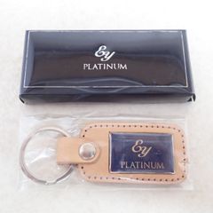 未使用 矢沢永吉 レザーキーホルダー YAZAWA CLUB Platinum