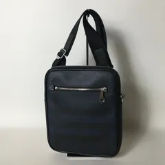 2507-170｜極美品｜バーバリー ショルダーバッグ ネイビー チェック柄