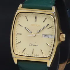 稼動 QZ 良品 セイコー クロノス 5H23-5110 ゴールド文字盤 デイデイト レディース腕時計 KRK 2000000 NSK