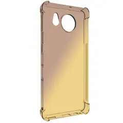 AQUOS sense7 plus ケース センス7プラス グラデーション耐衝撃 ソフト ケース 【Color】 ブラック・ゴールド