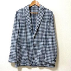 LARDINI テーラードジャケット ギンガムチェック 48/L - メルカリ