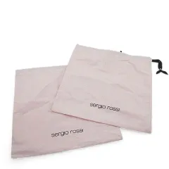 セルジオロッシ Sergio rossi シューズ収納ケース 袋 2枚1組 ピンク 布のサムネイル