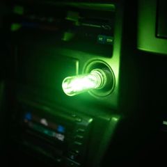 usb ライト 車 車内ライト イルミネーション カー用品 アクセサリー lattre (グリーン)