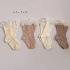 くすみカラー　フリル　チュール　ソックス　靴下