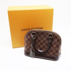 ルイヴィトン　アルマBB　ハンドバッグ　ダミエ　エベヌ　ショルダーバッグ　2Way　N41221