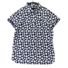 サイズ：L CALLAWAY キャロウェイ 2023年モデル 半袖ポロシャツ 花柄 ネイビー系 [240101506132] ゴルフウェア レディース ストスト